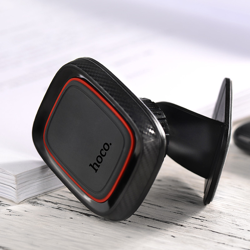 Автотримач для телефона HOCO CA24 Lotto series magnetic automotive center adsorbed holder Black Киев - изображение 9