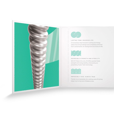 Струны для гитары D'Addario XS Coated Electric Guitar Strings Medium Top / Extra Heavy Bottom (11-56) (XSE1156) Винница - изображение 5