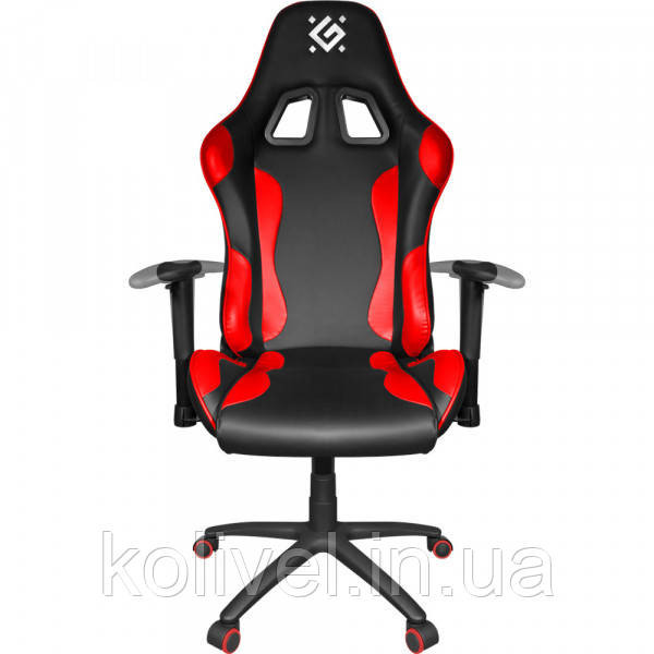 Крісло ігрове Defender Devastator CT-365, 50мм PU, Клас 4, Black/Red (64365) Київ - фото 3