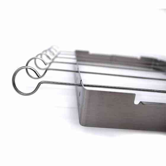 Набор шампуров с подставкой SANTOS, 6 шт, складная подставка, нержавеющая сталь 890109 Код: 011038 Ровно