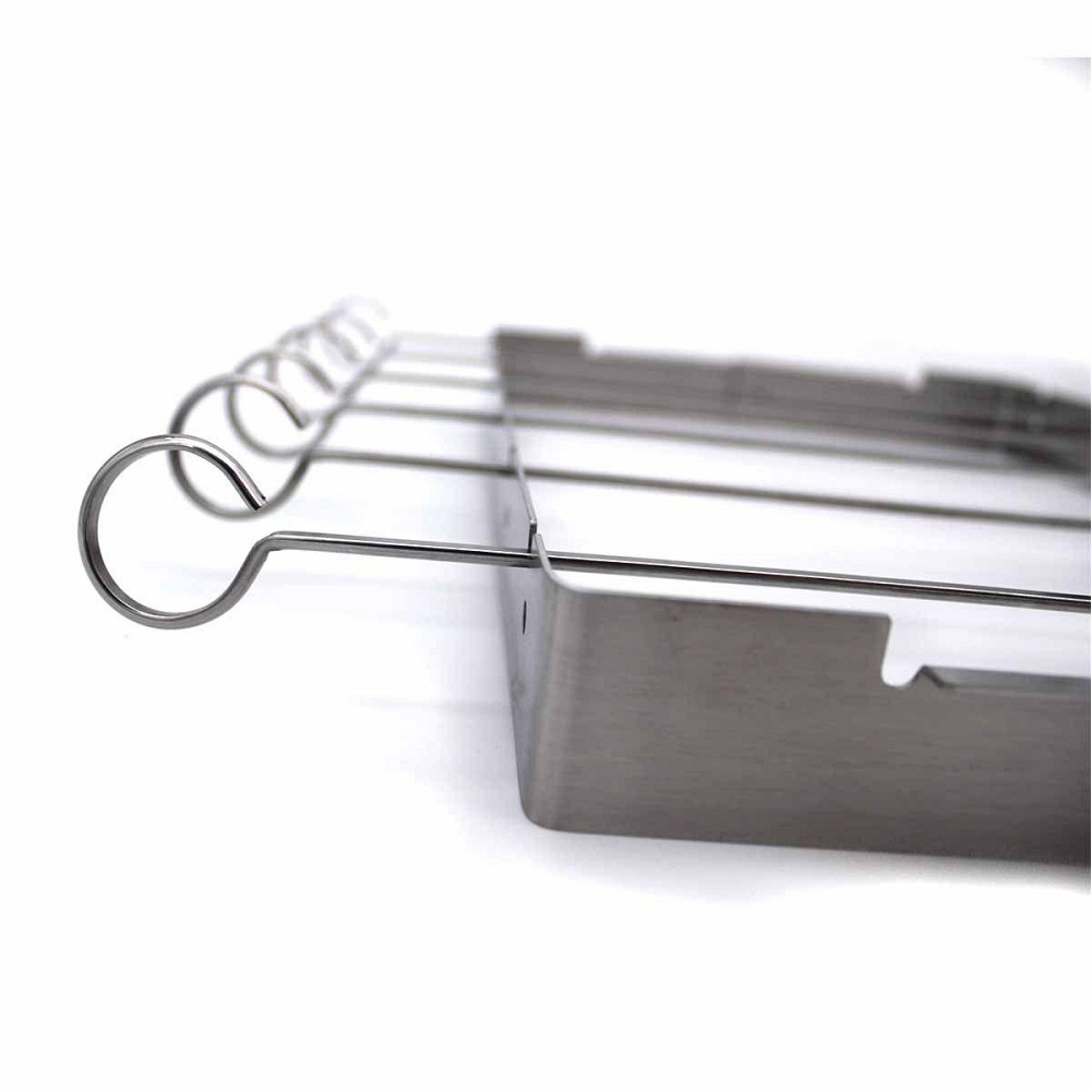 Набор шампуров с подставкой SANTOS, 6 шт, складная подставка, нержавеющая сталь 890109 Код: 011038 Ровно - изображение 4