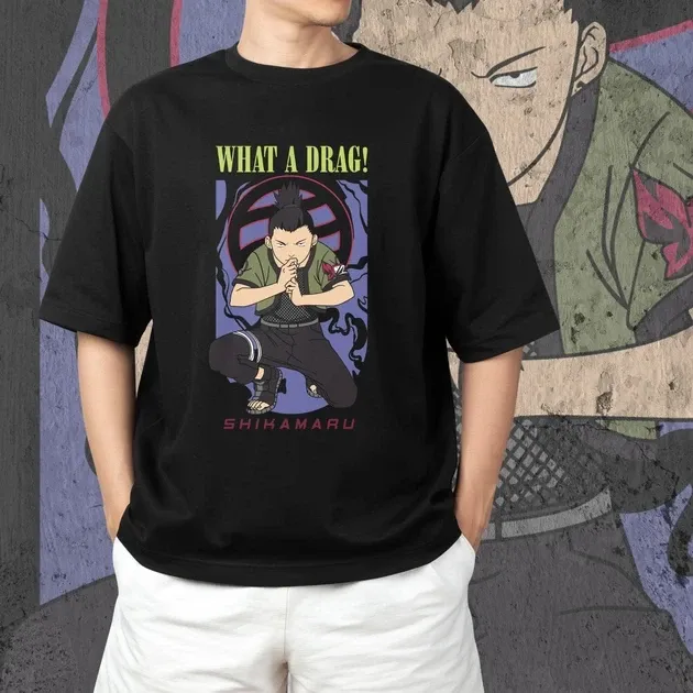 Футболка для підлітка хлопчика з принтом Наруто Шикамару 2 Розмір 160 Anime10293 Дніпро - фото 3