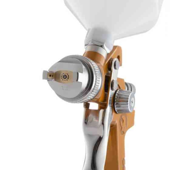 Фарбопульт пневматичний HVLP, форсунка: 1,5 мм, верхній пластиковий бачок: 600 мл, 3 бар INTERTOOL PT-0110 Київ