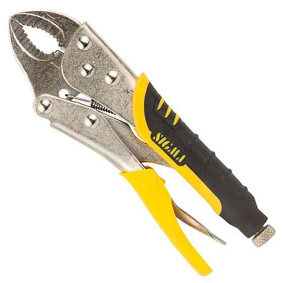 Sigma Клещи зажимные универсальные полукруглые 180мм CrV SIGMA (4340251) Коломия