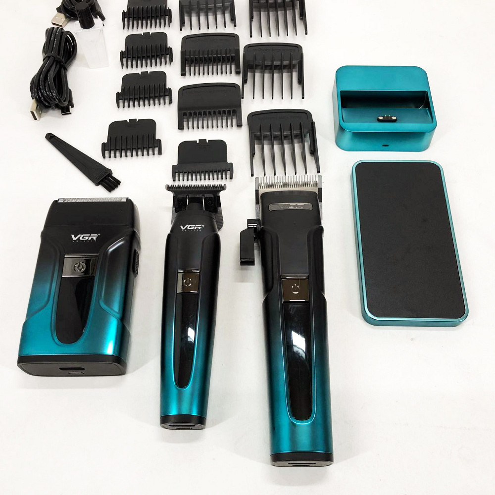 Класна машинка для стрижки волосся, Акумуляторна машинка-тример для стрижки волосся PY-16 Львів - фото 8