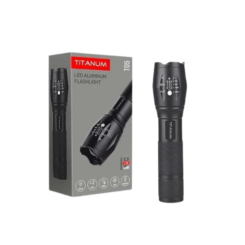 Ліхтарик LED портативний 300Lm 6500К 3*AAA/18650 TLF-T05 Titanum Житомир