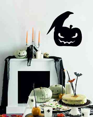 Декоративне настінне Панно «Хеллоуїн — гарбуз», Декор на стіну 70*70 см Київ