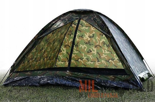 Туристична Палатка тримісна з чохлом до Mil-Tec від Sturm "Iglu Standard" (14215020) Woodland Нововолинськ - фото 4