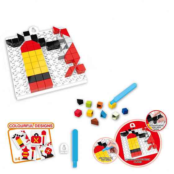 Детская развивающая мозаика 6990, 128 деталей Огнетушитель Винница