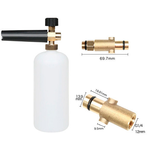 Пенная насадка S9 1 л для моек Nilfisk, Gerni, STIHL RE 98–163, регулируемый пенник высокого давления Киев - изображение 1