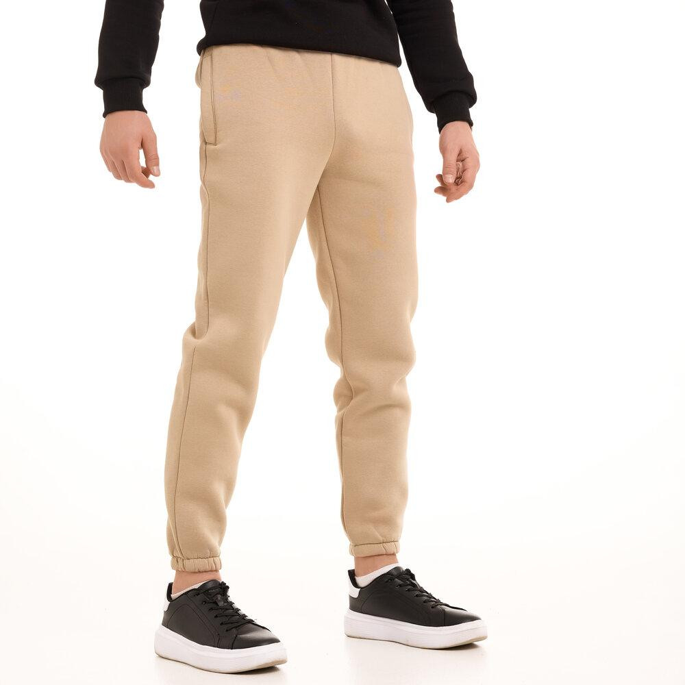 Чоловічі штани джогери з кишенями пісочні Pobedov 007 ЗИМА Київ - фото 1