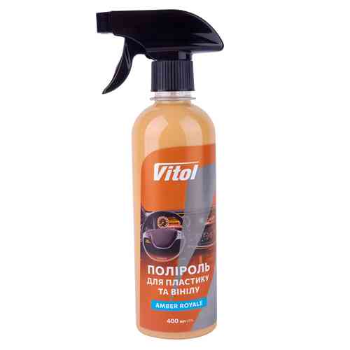 Полироль для пластика и винила Vitol 400мл Amber Royale Львов