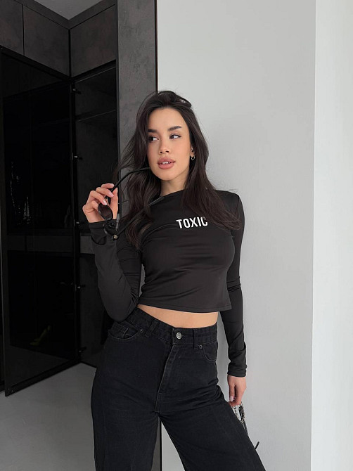 Женский укороченный лонгслив микродайвинг Одесса - изображение 6