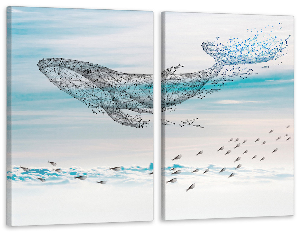 Модульна картина у вітальню/ спальню Кит TLV-2_136 Київ - фото 1