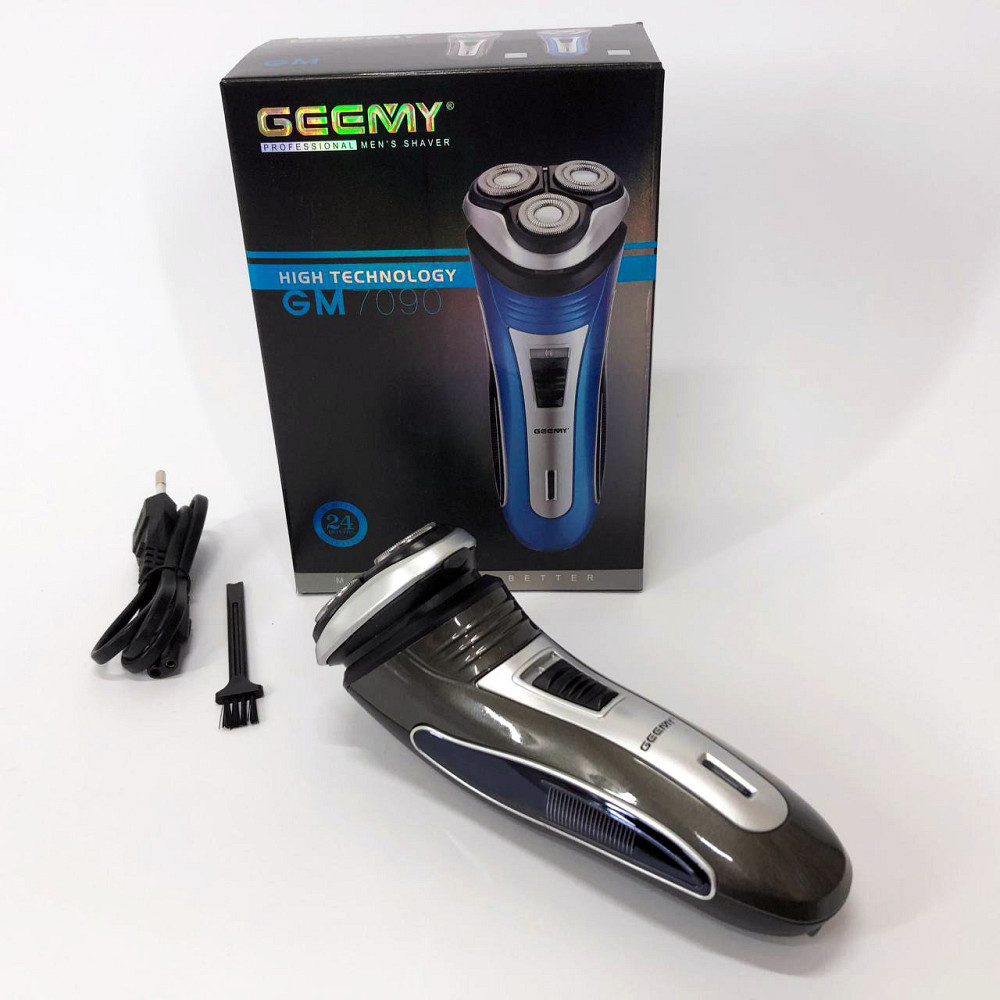 Портативная профессиональная бритва GEEMY GM-7090, Триммер для стрижки бороды аккумуляторный JC-86 Львов - изображение 12