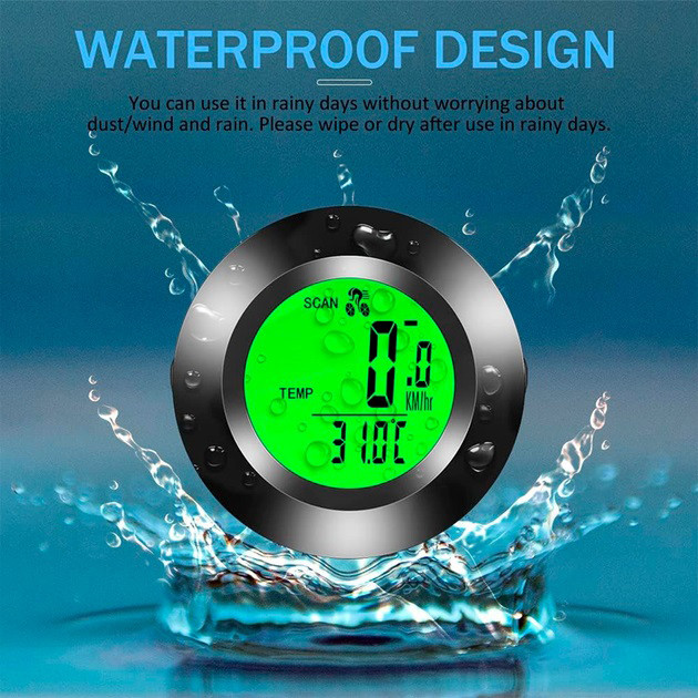 Велокомп'ютер 995/997 провідний 22 функції з підсвічуванням водонепроникний HB-76 Львів - фото 3