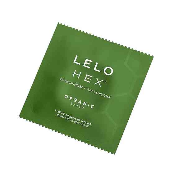 Презервативи LELO HEX Condoms Organic 12 Pack, тонкі та суперміцні Sex Aura Київ