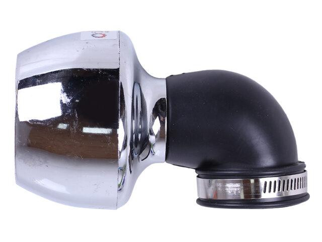 Фільтр нульовий "Turbo" чорний хром Ø 42 мм 90° (125-150с) Мукачево - фото 4