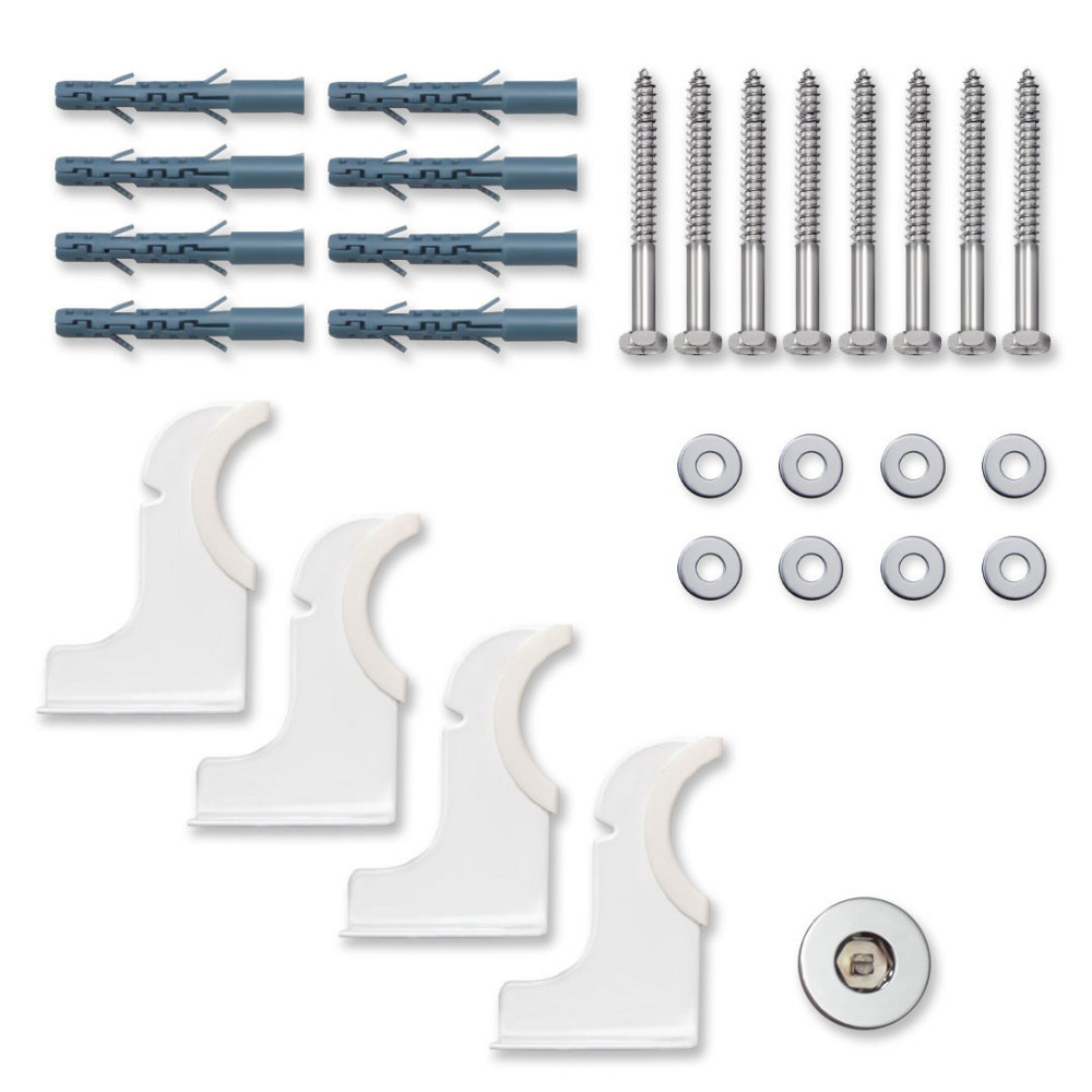 Вертикальний радіатор Ellipse Double 600х1800-10 (50 мм), anticor, білий Київ - фото 8