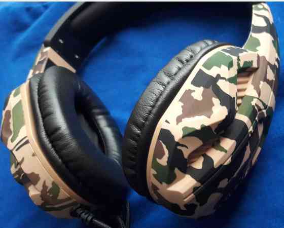 Игровые наушники Камуфляж  Camouflage-Green. Харьков