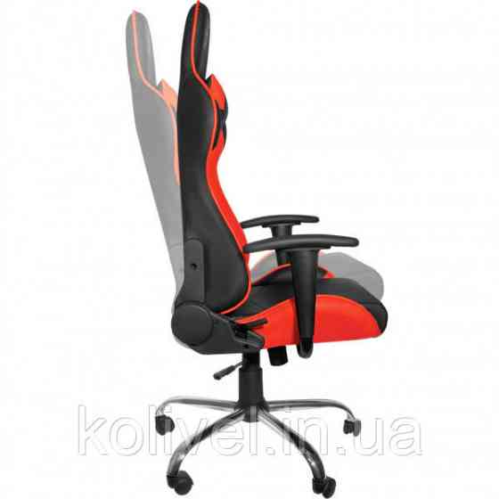 Крісло ігрове Defender Azgard поліуретан, 60мм, Black/Red (64358) Киев