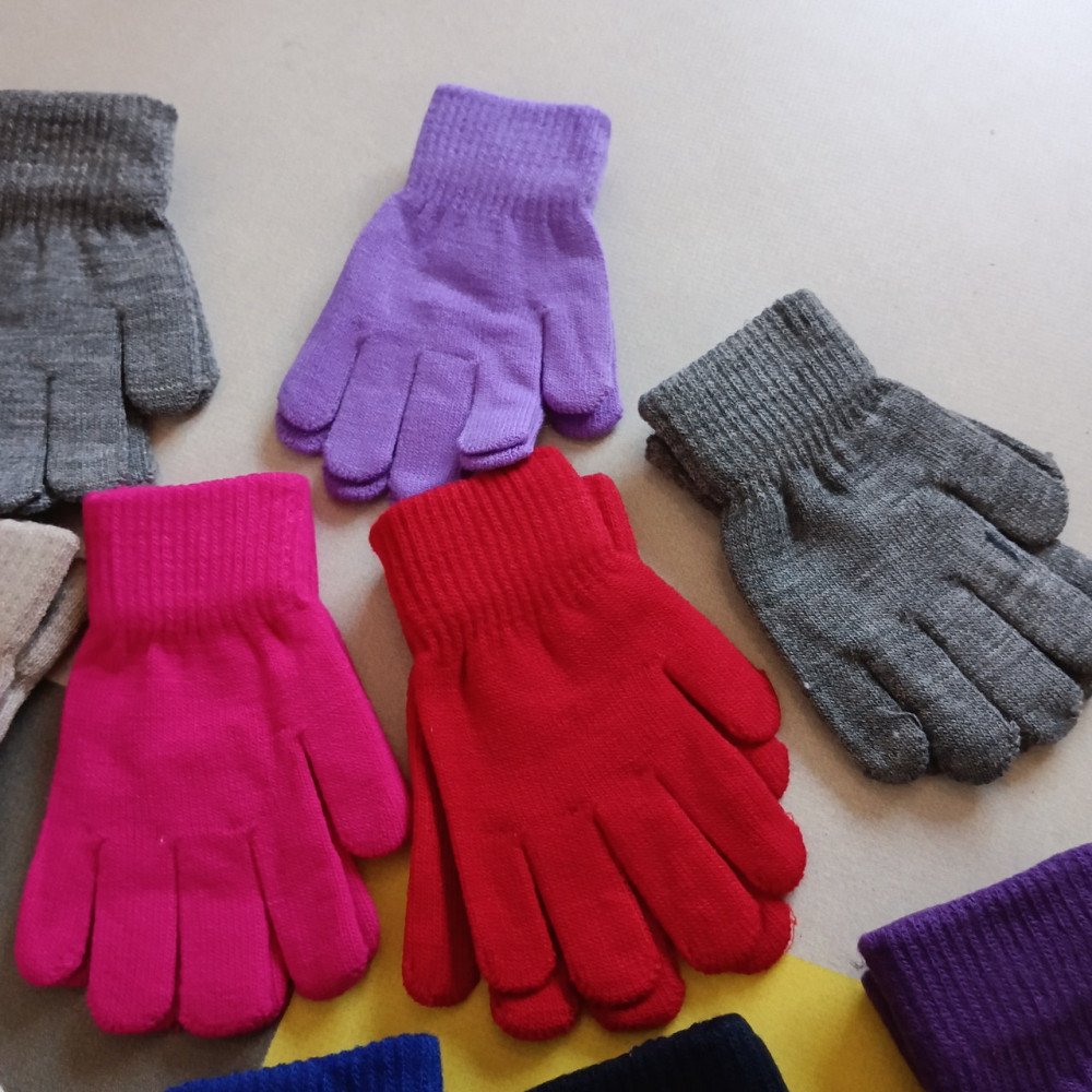 Перчатки детские однотонные 3-5 лет для малышей Киев - изображение 4
