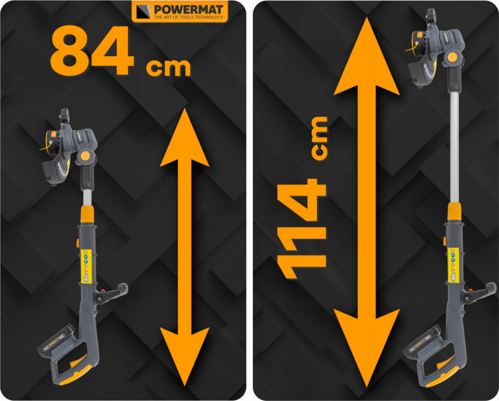 Акумуляторна коса 21В 2х2A·год Powermat (Польща) Київ - фото 9