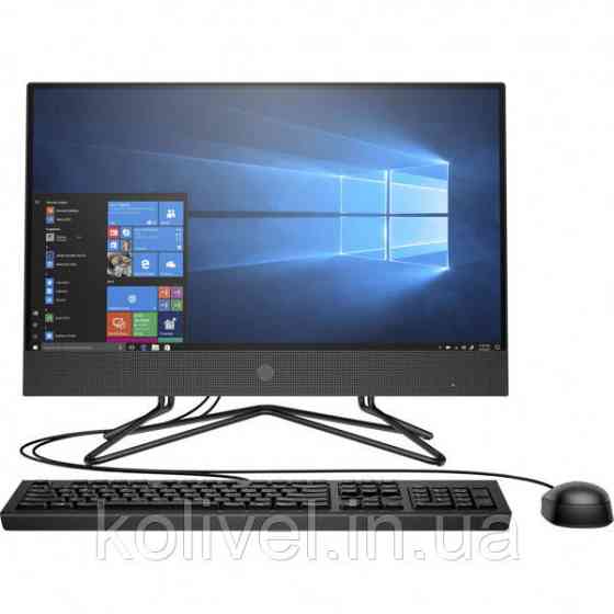Моноблок 21.5'' HP 200 G4 i5-1235U/8GB/512Gb SDD/DVD-WR/K&M/WiFi/DOS/Iron Gray (6D418EA) Київ