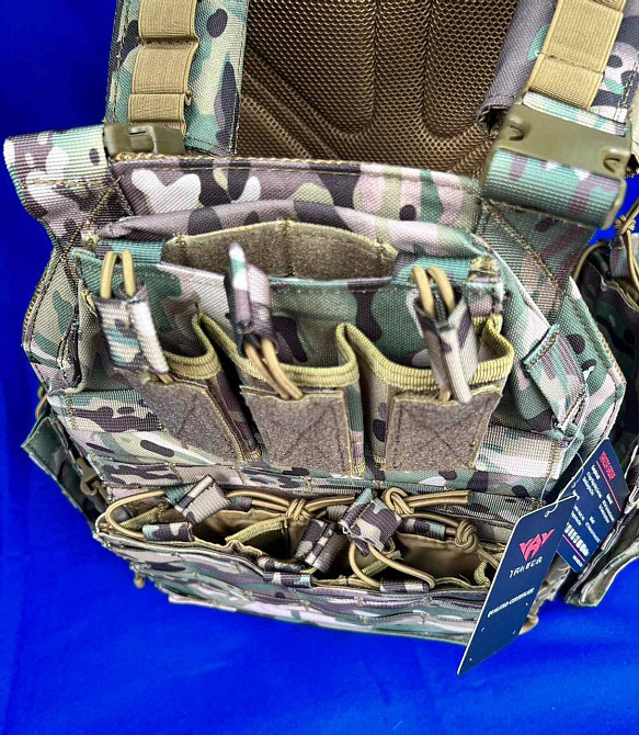 Плитоноска Yakeda (без плит) + підсумки + швидкознімна + бічні кишені під плити (Мультикам) Київ - фото 10