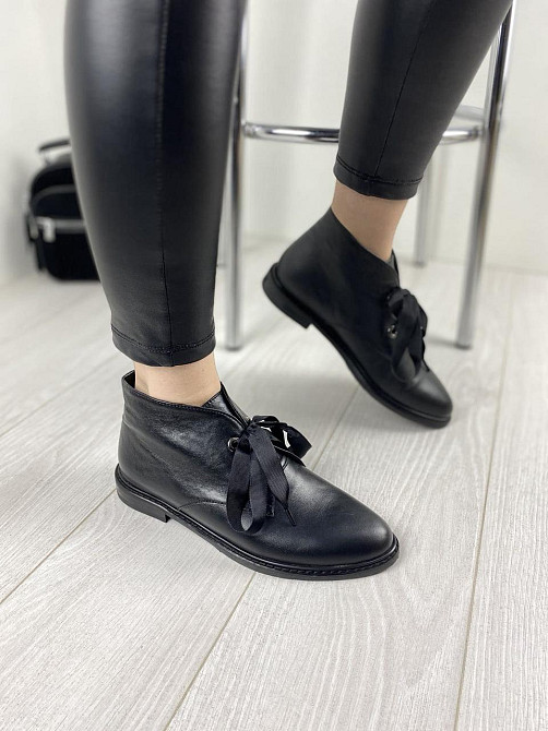 Черевики жіночі VALIENTE чорні натуральна шкіра 36р. (3245) Коломыя - изображение 8