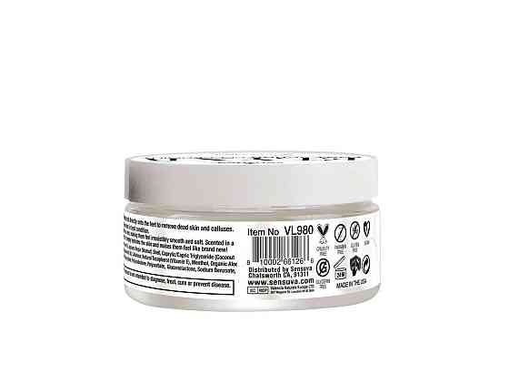 Скраб для ніг Sensuva ELXYR Foot Scrub Peppermint (236 мл) Sex Aura Київ