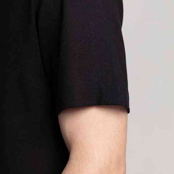 Чоловіча сорочка з коротким рукавом чорна Pobedov Marsel Київ