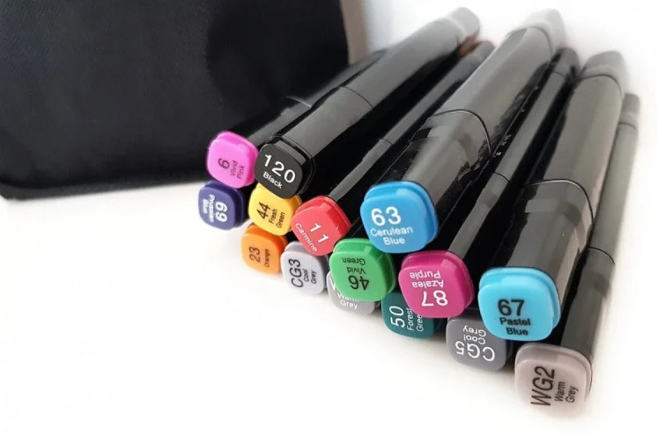 Набір маркерів Touch 7656 з двосторонніми скетчами, 48 шт. Вінниця - фото 5