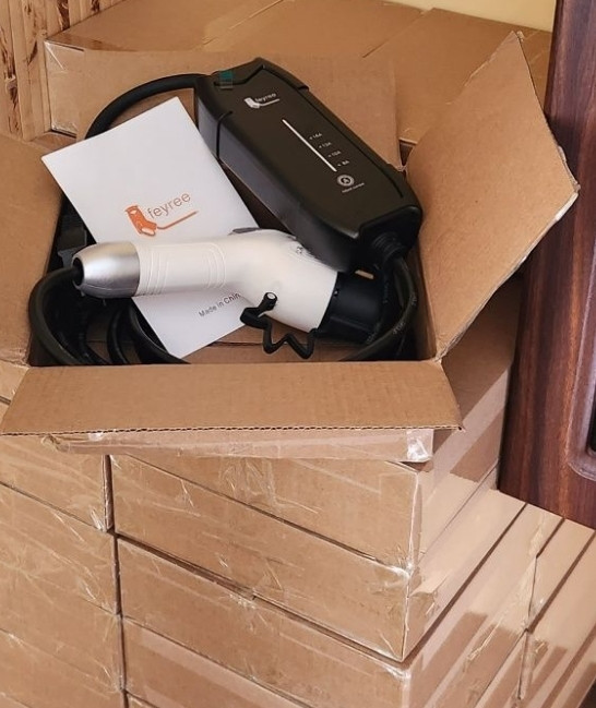 Зарядка Type1  Type2 16A Feyree 5 метрів кабель. Киев - изображение 3