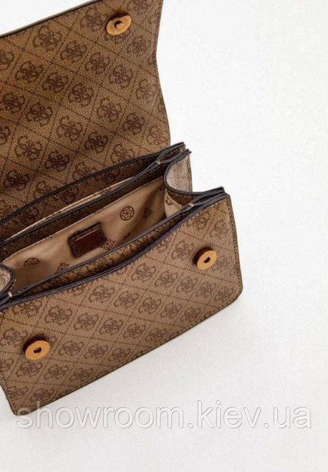 Жіноча сумочка Guess на плече (841619) світло-коричнева Київ - фото 2