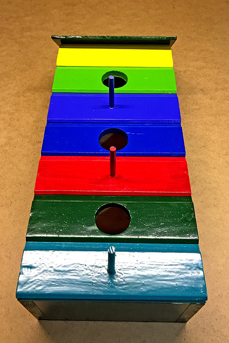 Шпаківня садова "Папуга" кольоровий Миколаїв - фото 3