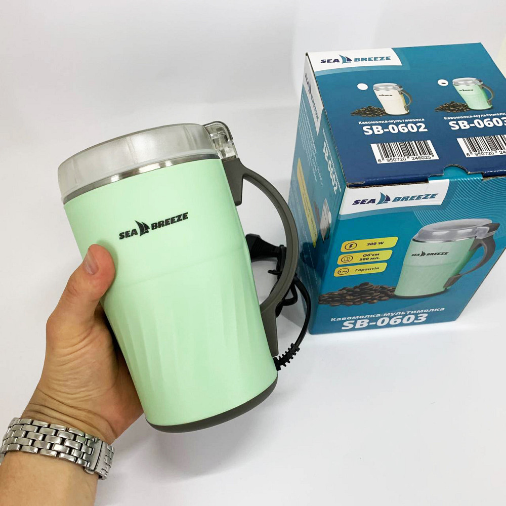Электрическая кофемолка измельчитель SeaBreeze SB-0603, Кофемолка для кофе и сахара TS-16 Львов - изображение 1