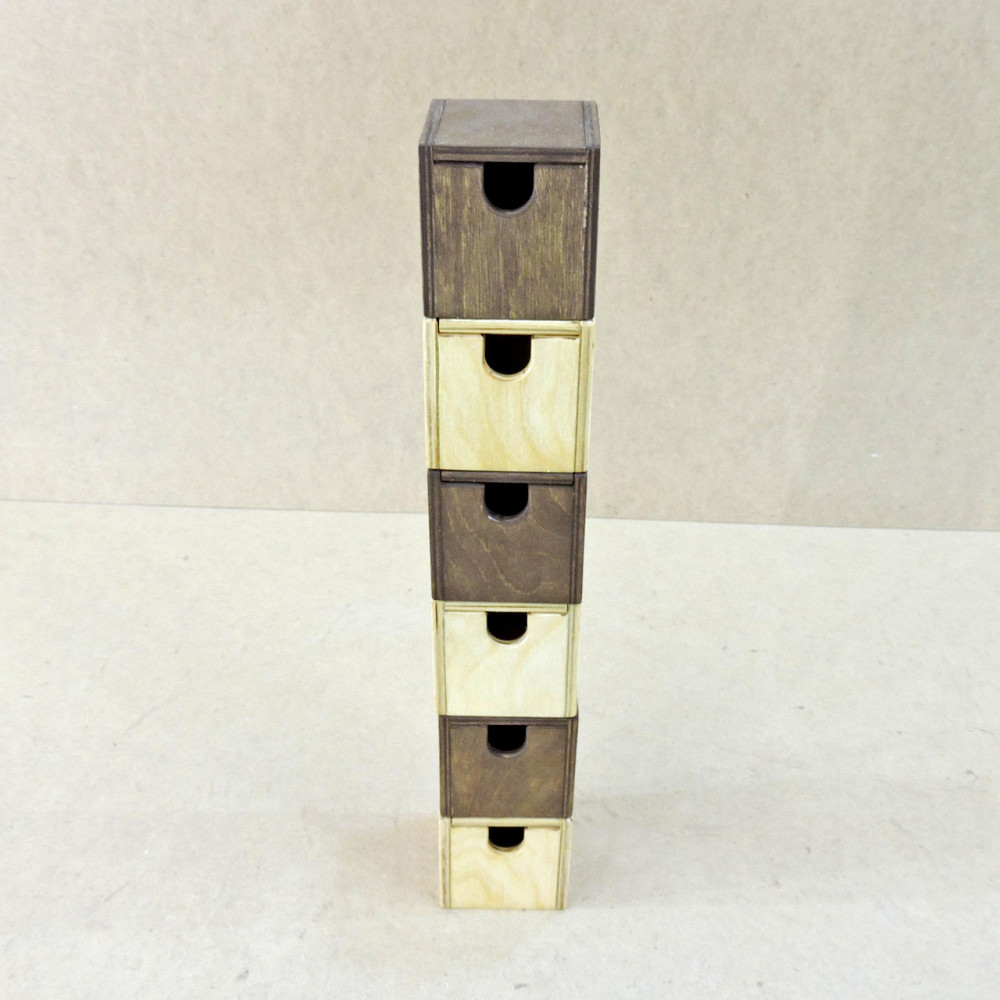 Органайзер для чайних пакетиків "Темза 6" капучино-бланже Миколаїв - фото 3