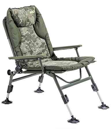 Коропове Крісло для риболовлі посилене до 130 кг Mivardi "Chair CamoCODE Arm" (M-CHCCA) Нововолинськ