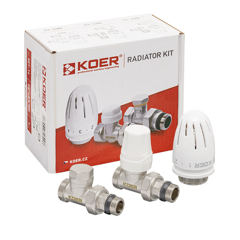 Комплект для підключення радіатора Koer SET-15 - 1/2"x3/4"  з термоголовкою ЗЗ   ( KR3180 ) 34723 Харків - фото 5