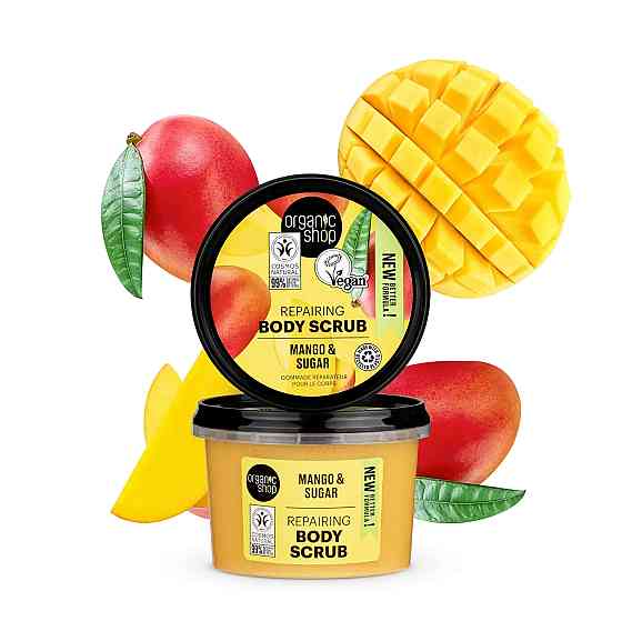 Скраб для тіла Кенійський манго Organic Shop 250 мл Вінниця