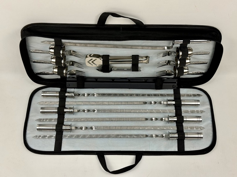 Подарунковий набір шампурів ПЛАНШЕТ No3 HAPPY DAYS Подарункові набори для шашлику Тернопіль - фото 10