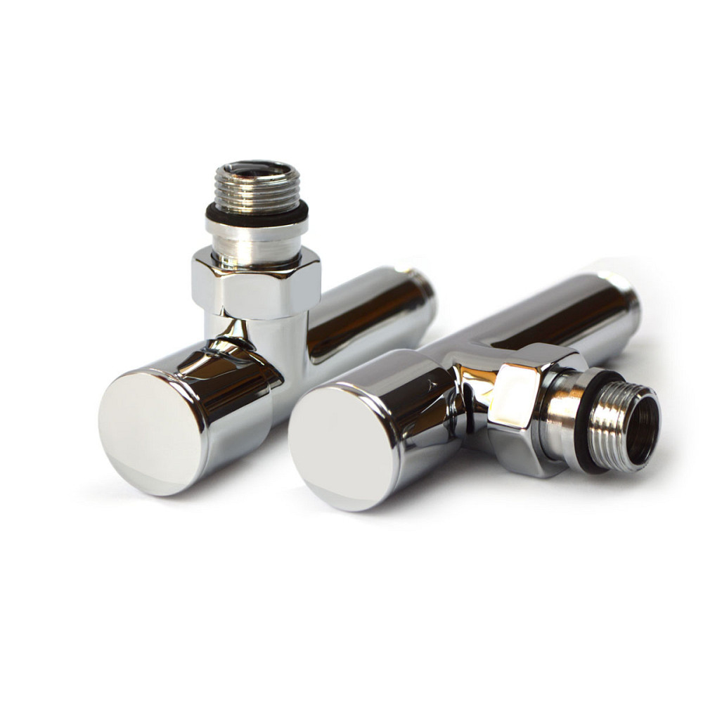 Кран кутовий подовжений для рушникосушки Raftec 1/2х1/2 Chrome, 2шт. Київ - фото 3