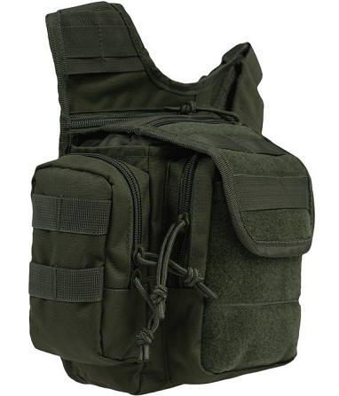 Багатофункціональна Сумка через плече 7 літрів Mil-Tec від Sturm "Molle Gray" (13726501) Olive Нововолинськ - фото 4