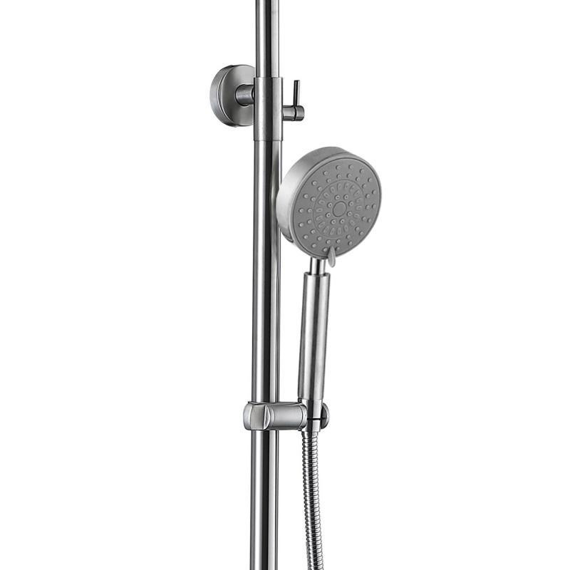 Душевая система универсальная Lidz Aria 1030 Nickel на три потребителя (с изливом) из нержавеющей стали Харьков - изображение 8