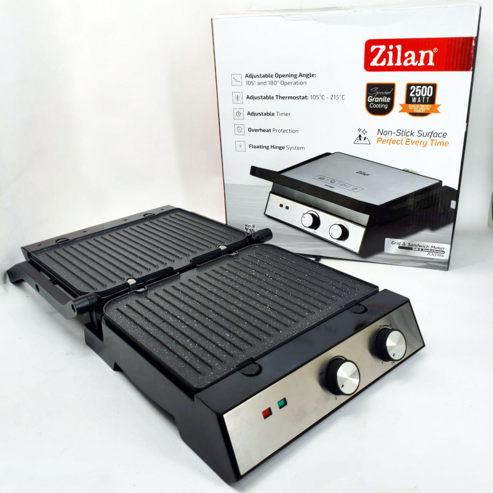 Электрический гриль с прижимом для сэндвичей, Гриль двухсторонний контактный, Грильница для стейков OY-72 Львов - изображение 13