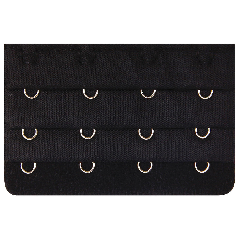 Подовжувач для бюстгальтера на 4 гачка 75 на 50 мм чорний Київ - фото 1