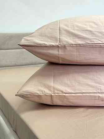 Ecotton Простирадло на резинці Ecotton 160х200 см із сатину (арт. 14-1210 Shifting Sand) кремов Коломия