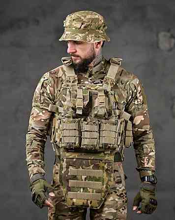 Плитоноска 4 швидкі скидання Cordura мультикам ВТ7929 Київ