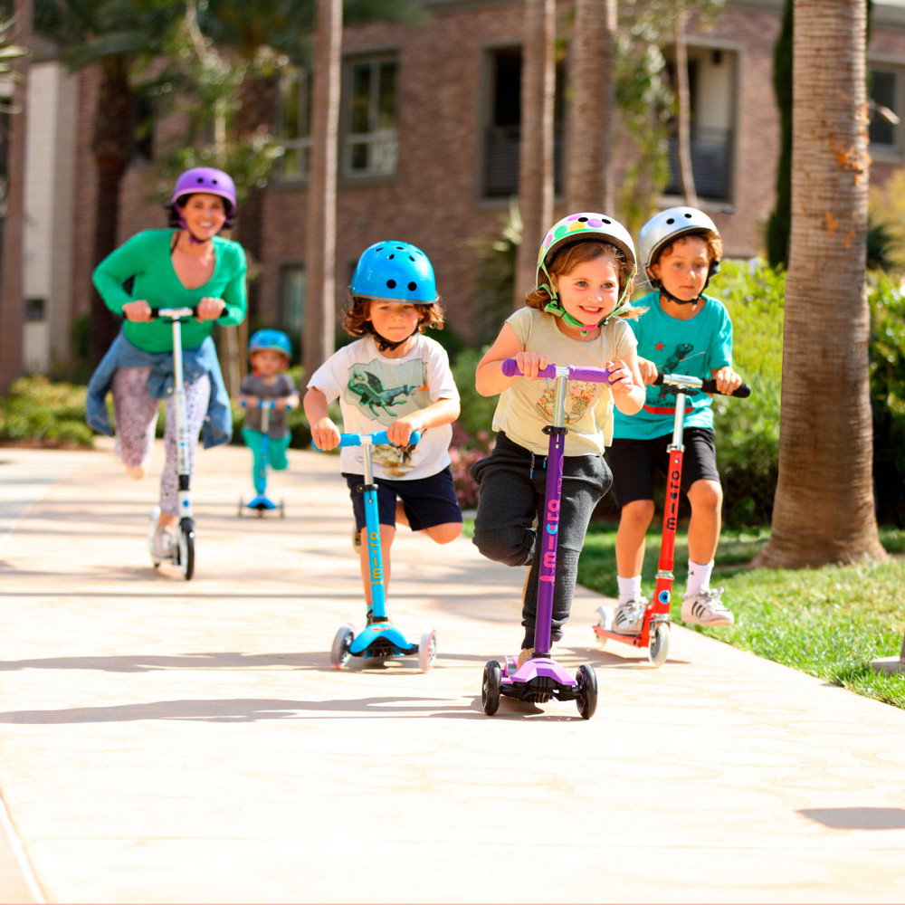 Самокат Micro серії Mini Deluxe LED – Блакитний океан Дніпро - фото 6